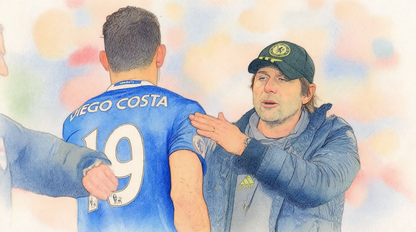 Diego Costa Slams Conte: 'Worst, Always Angry, Frustrated'