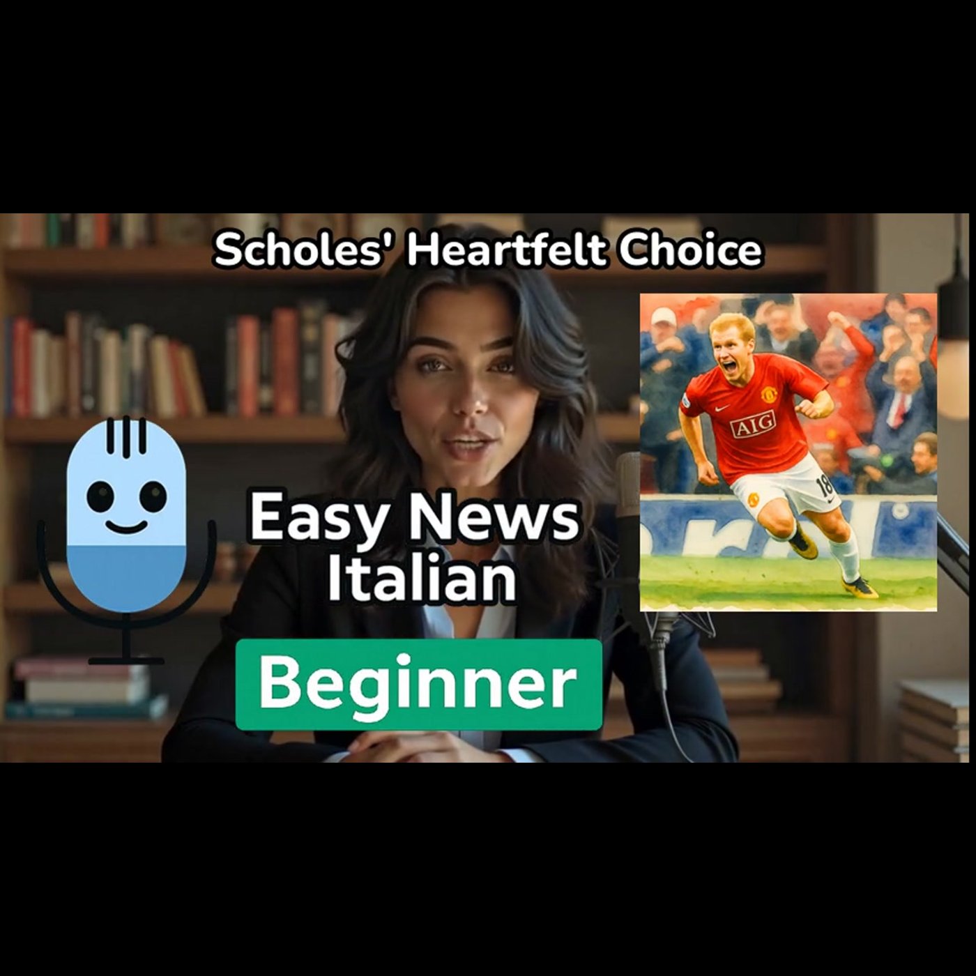 Paul Scholes Quits TV for Son's Autism: A Heartfelt Decision | Beginner #LearnItalian episode artwork