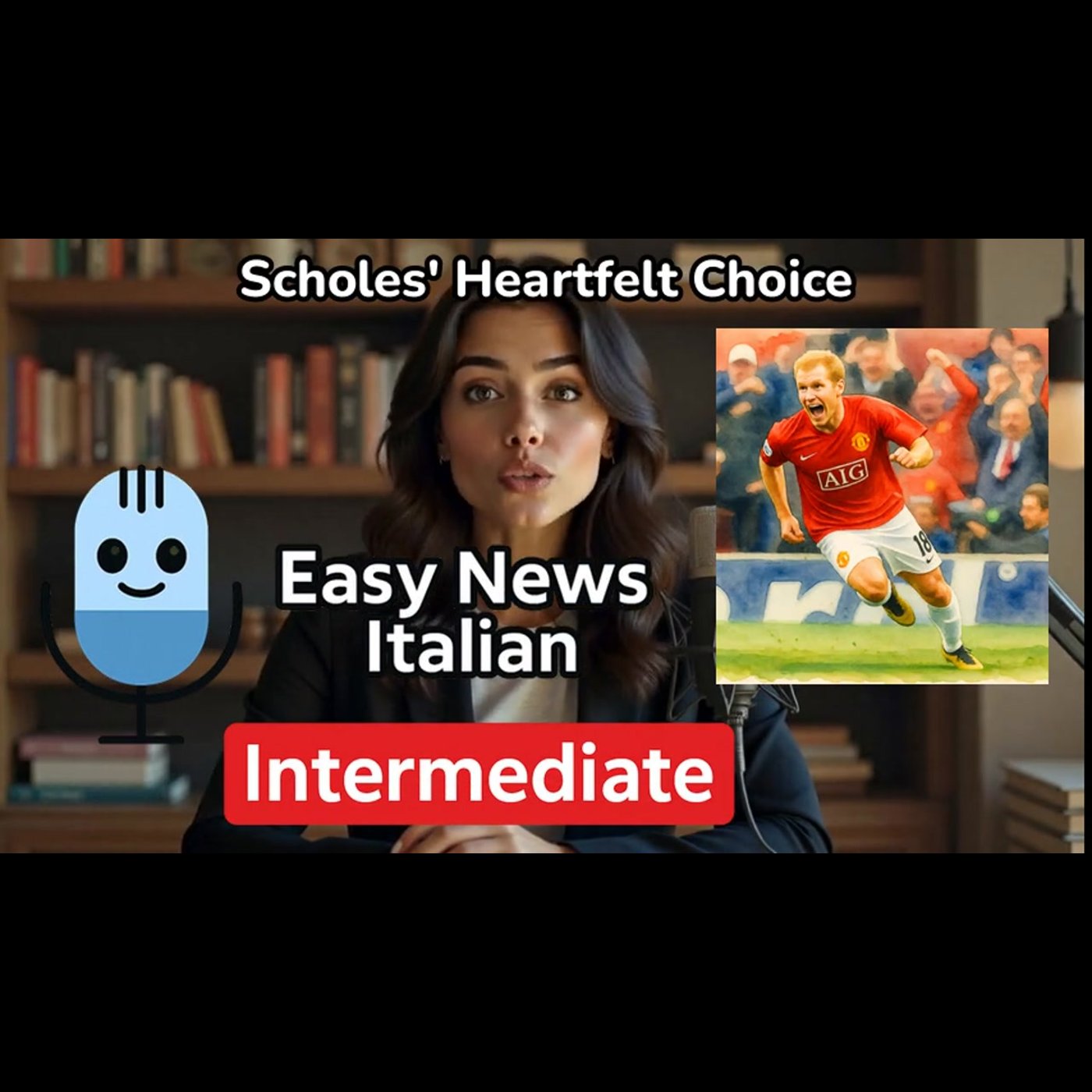 Paul Scholes Quits TV for Son's Autism: A Heartfelt Decision | Intermediate #LearnItalian episode artwork