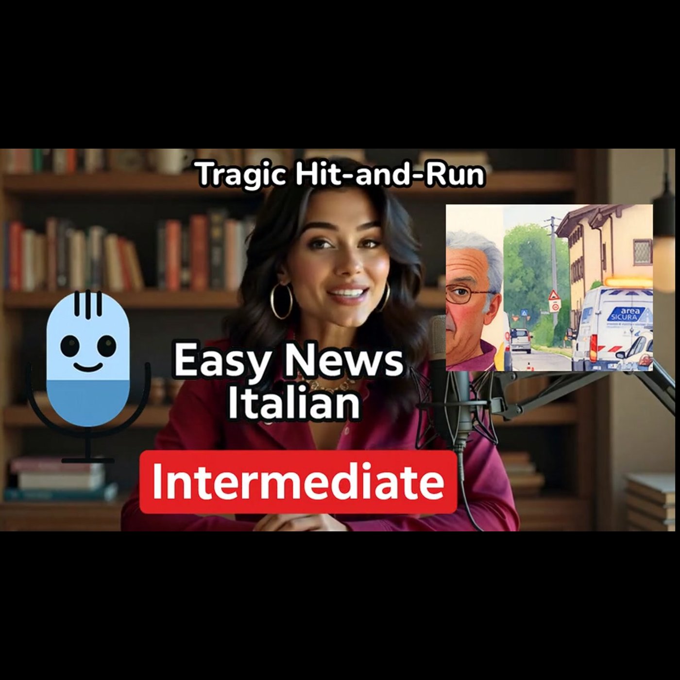 Laura Pausini's Uncle Killed: Hit-and-Run Driver Surrenders | Intermediate #LearnItalian episode artwork