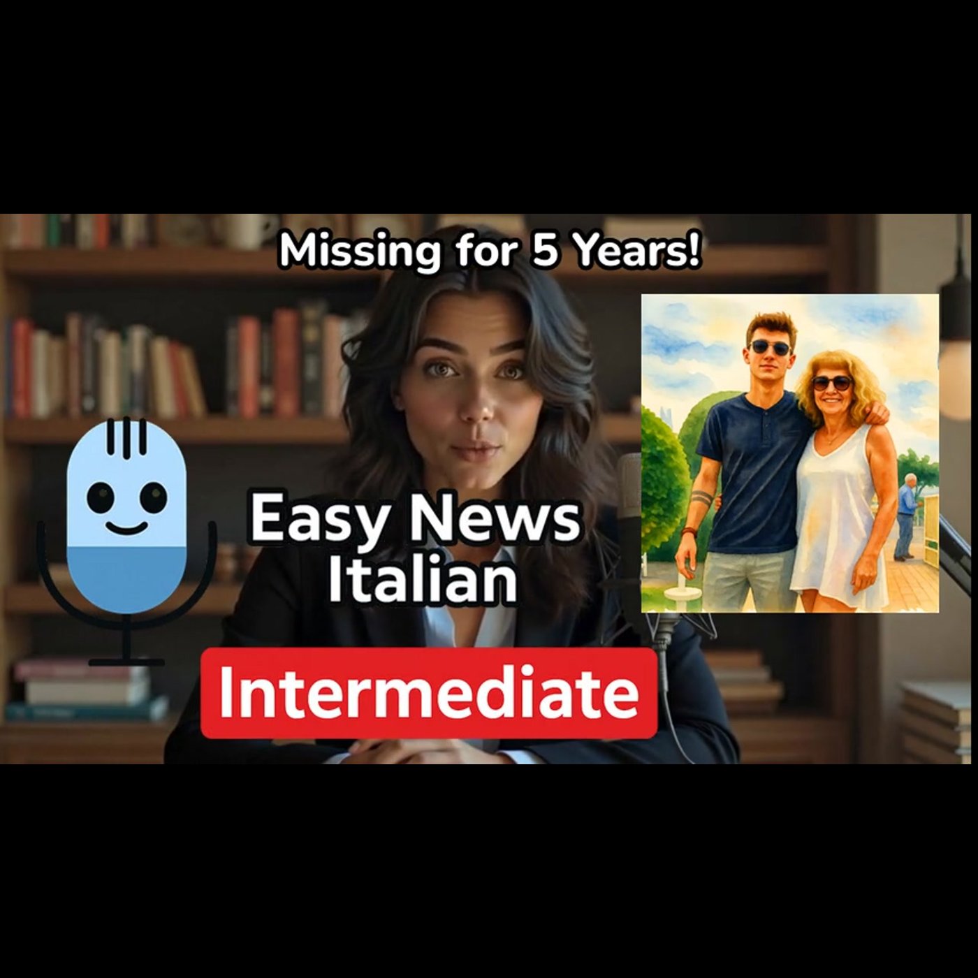 Shocking Sightings: Missing Man Spotted in Turin After 5 Years | Intermediate #LearnItalian episode artwork
