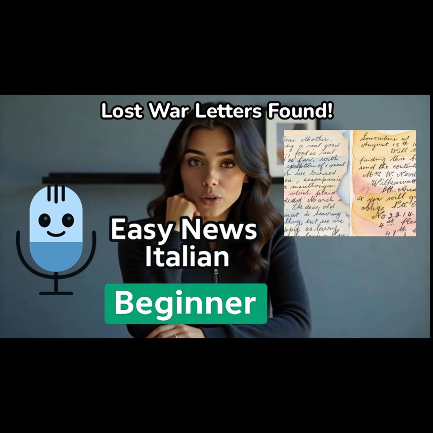 Century-Old Soldier Letters Resurface from the Sea | Beginner #LearnItalian episode artwork
