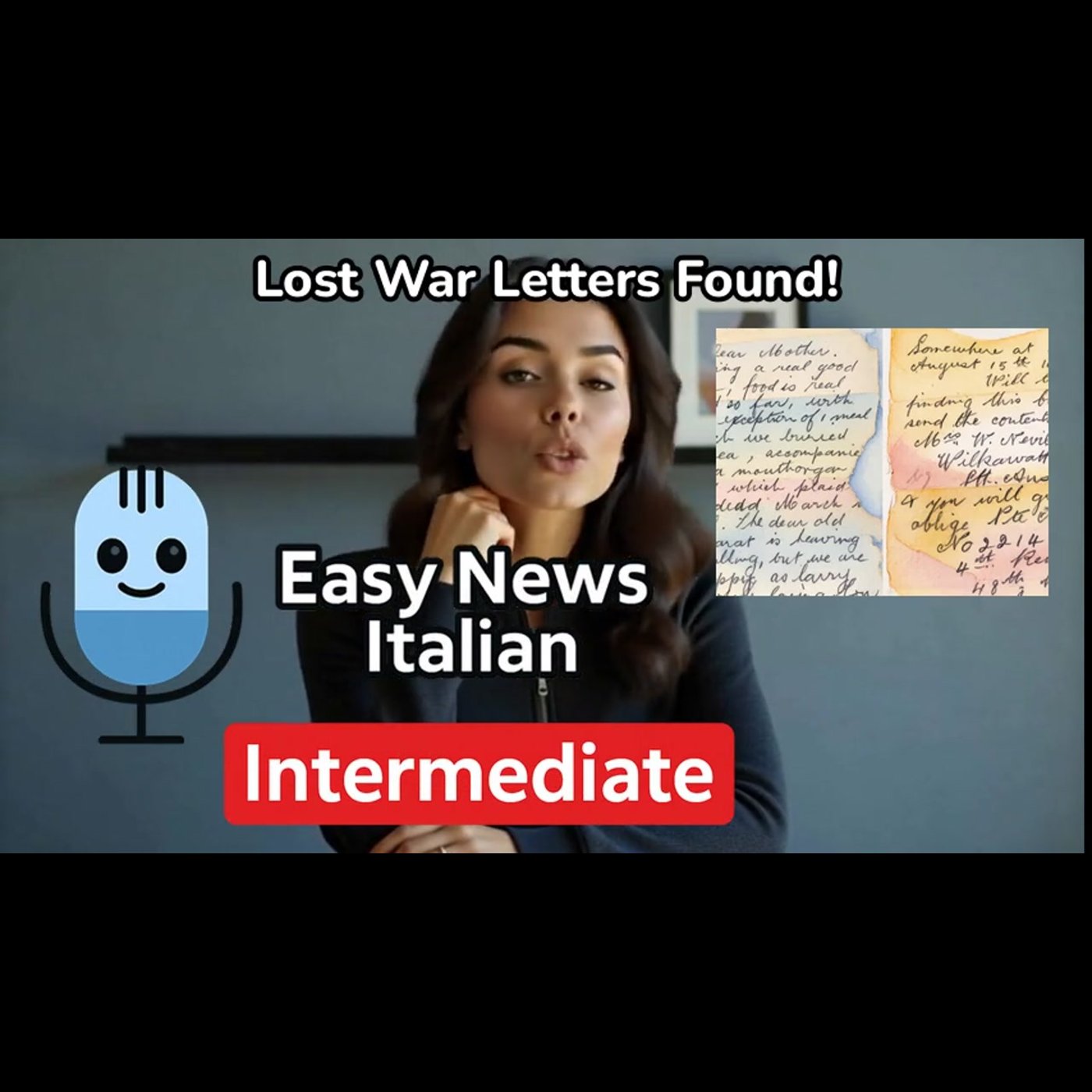 Century-Old Soldier Letters Resurface from the Sea | Intermediate #LearnItalian episode artwork
