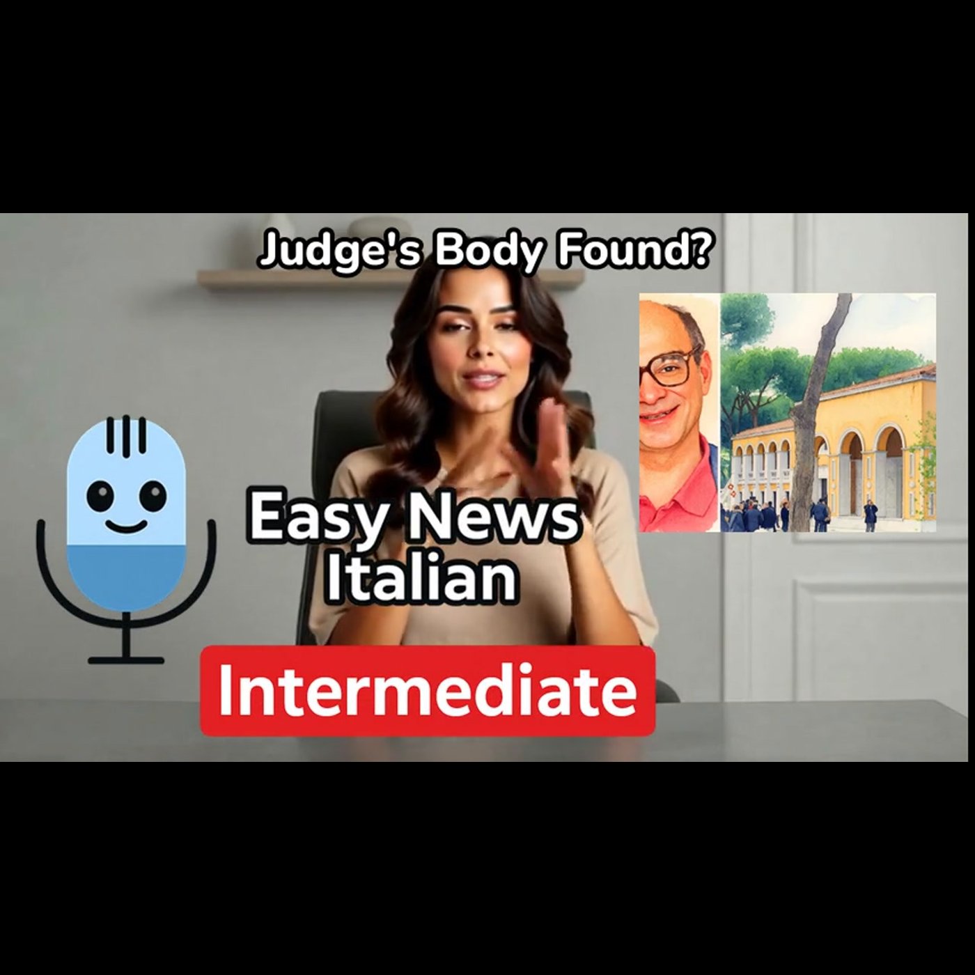 Shocking Discovery: Missing Judge's Body May Be Buried in Rome | Intermediate #LearnItalian episode artwork