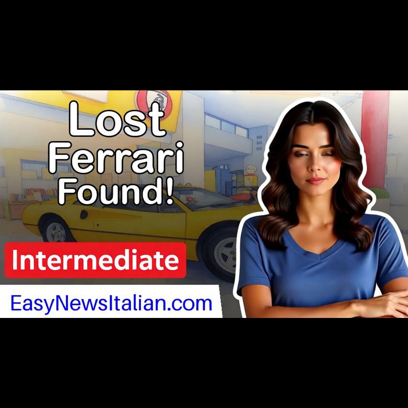 How a Rare Ferrari 308 GTS Prototype Was Saved from Destruction | Intermediate #LearnItalian episode artwork