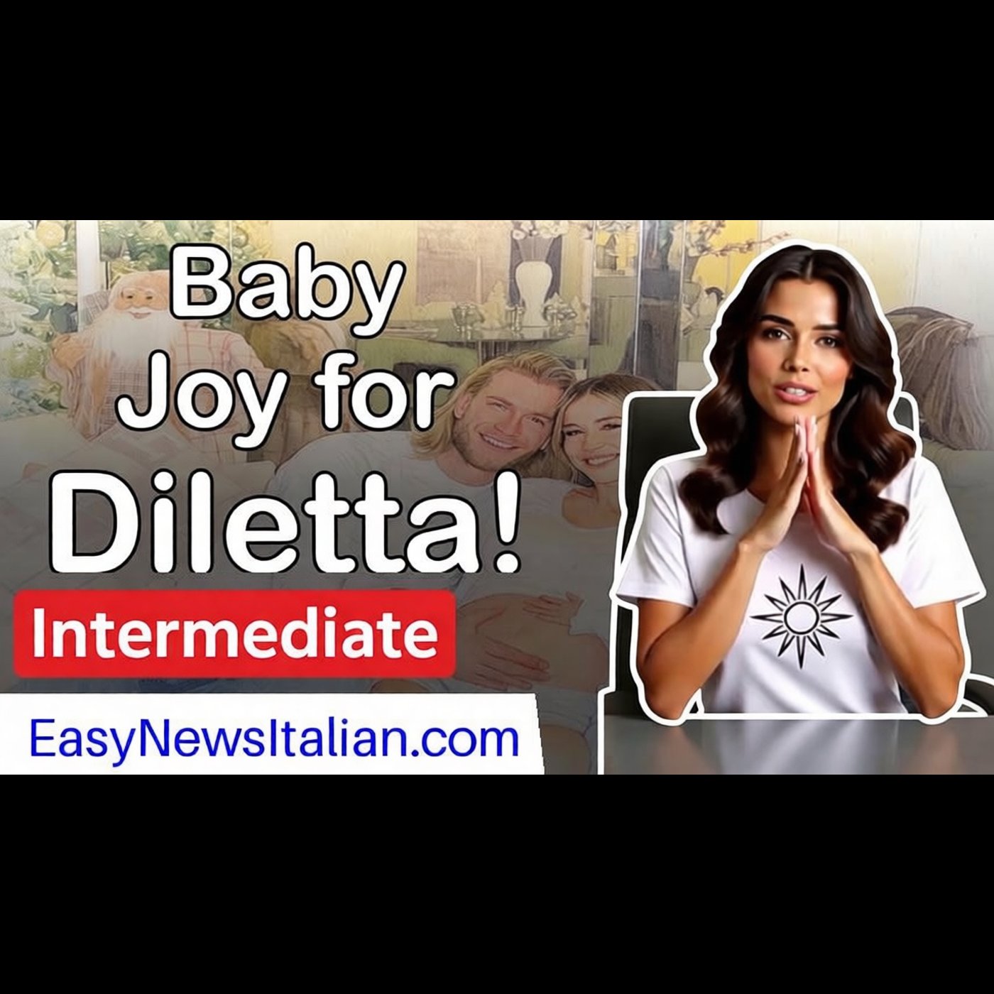 Diletta Leotta & Loris Karius Announce Second Child on Social Media | Intermediate #LearnItalian episode artwork