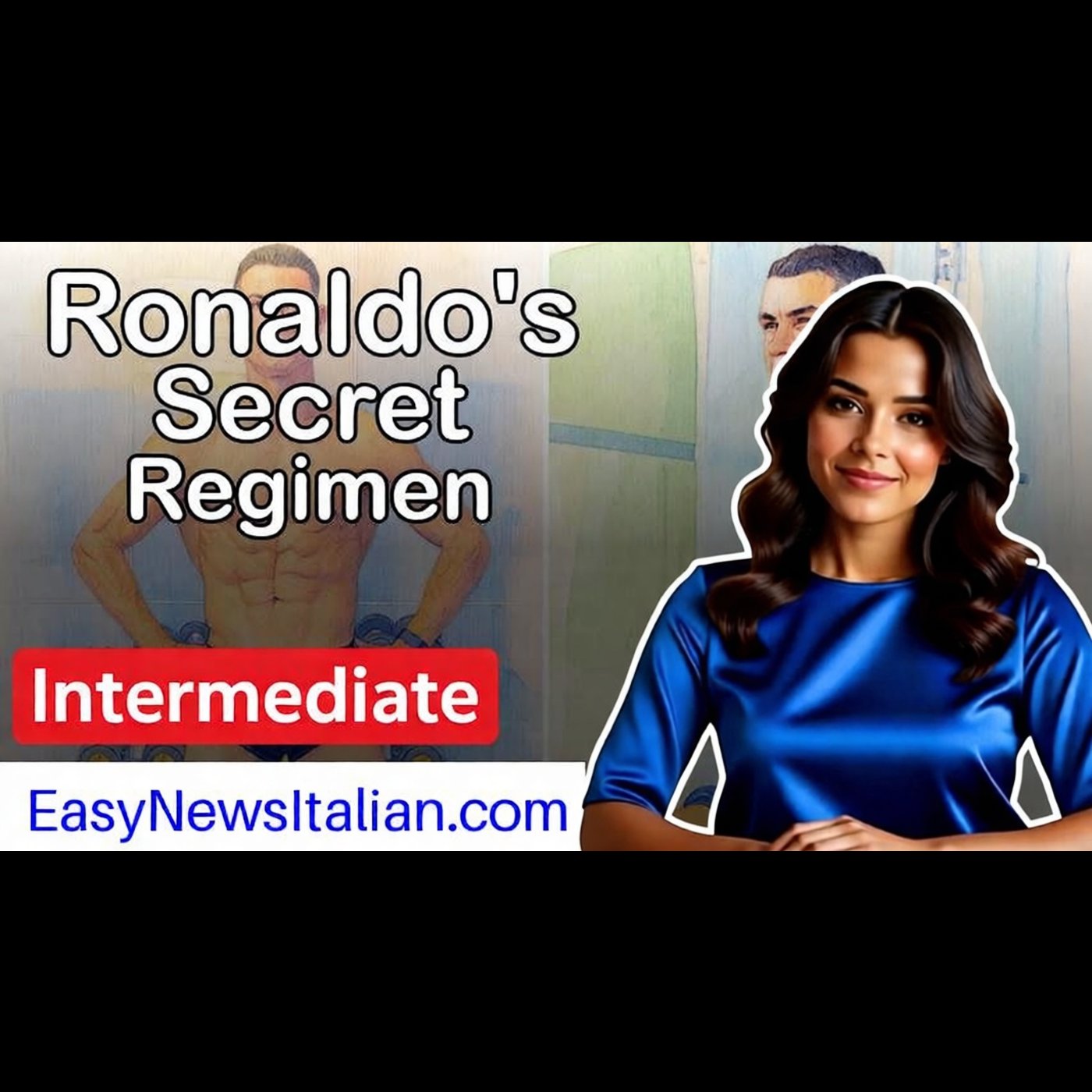 Ronaldo's Intense Routine: Polyphasic Sleep & 2 AM Saunas Revealed | Intermediate #LearnItalian