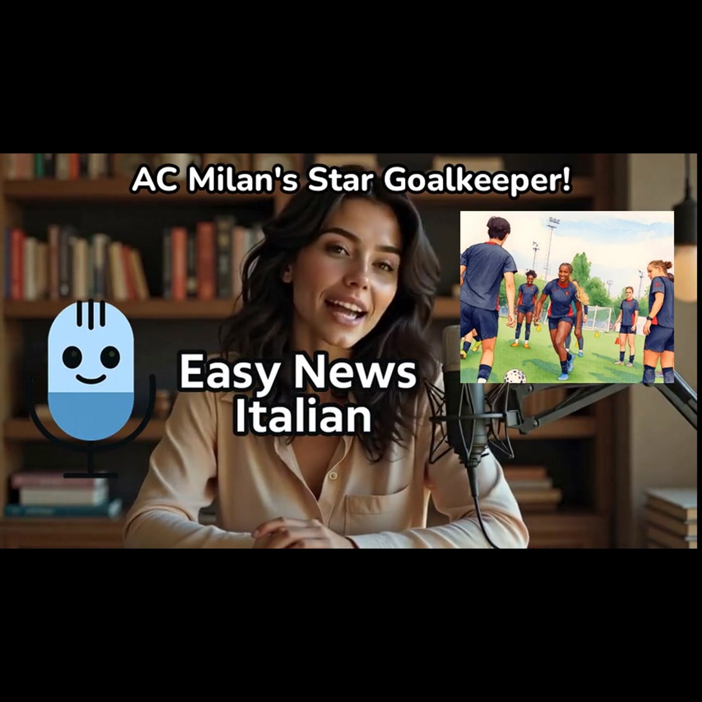 AC Milan Women's Serie A Begins: Laura Giuliani Leads the Charge | Beginner #LearnItalian episode artwork