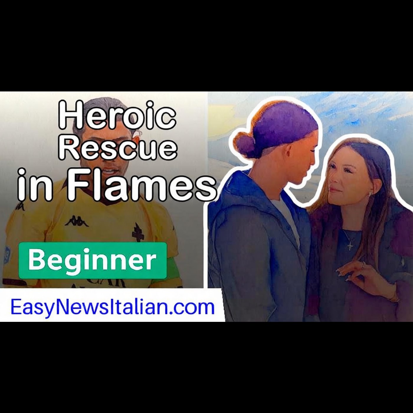 Metz Player's Brave Act: Saving Girlfriend from New Year Blaze | Beginner #LearnItalian