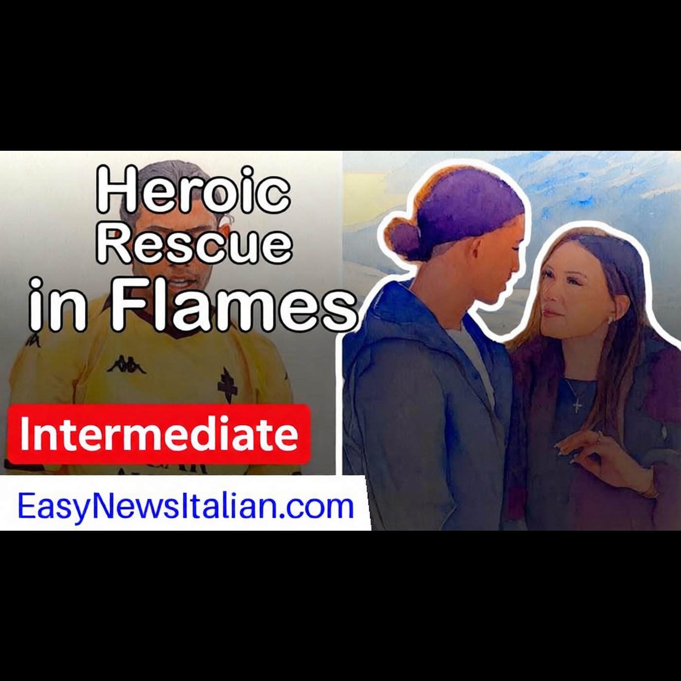 Metz Player's Brave Act: Saving Girlfriend from New Year Blaze | Intermediate #LearnItalian