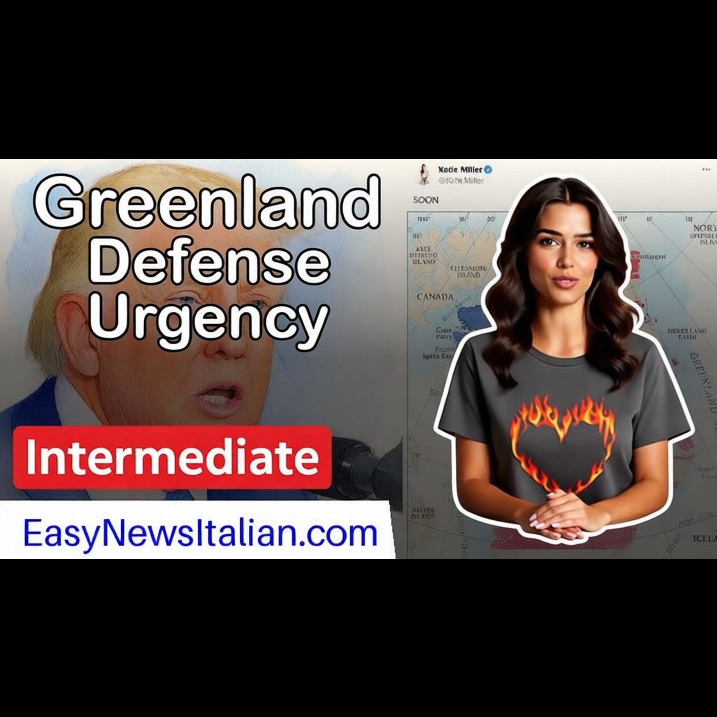 Trump's Greenland Defense Claim Sparks Danish Outrage | Intermediate #LearnItalian