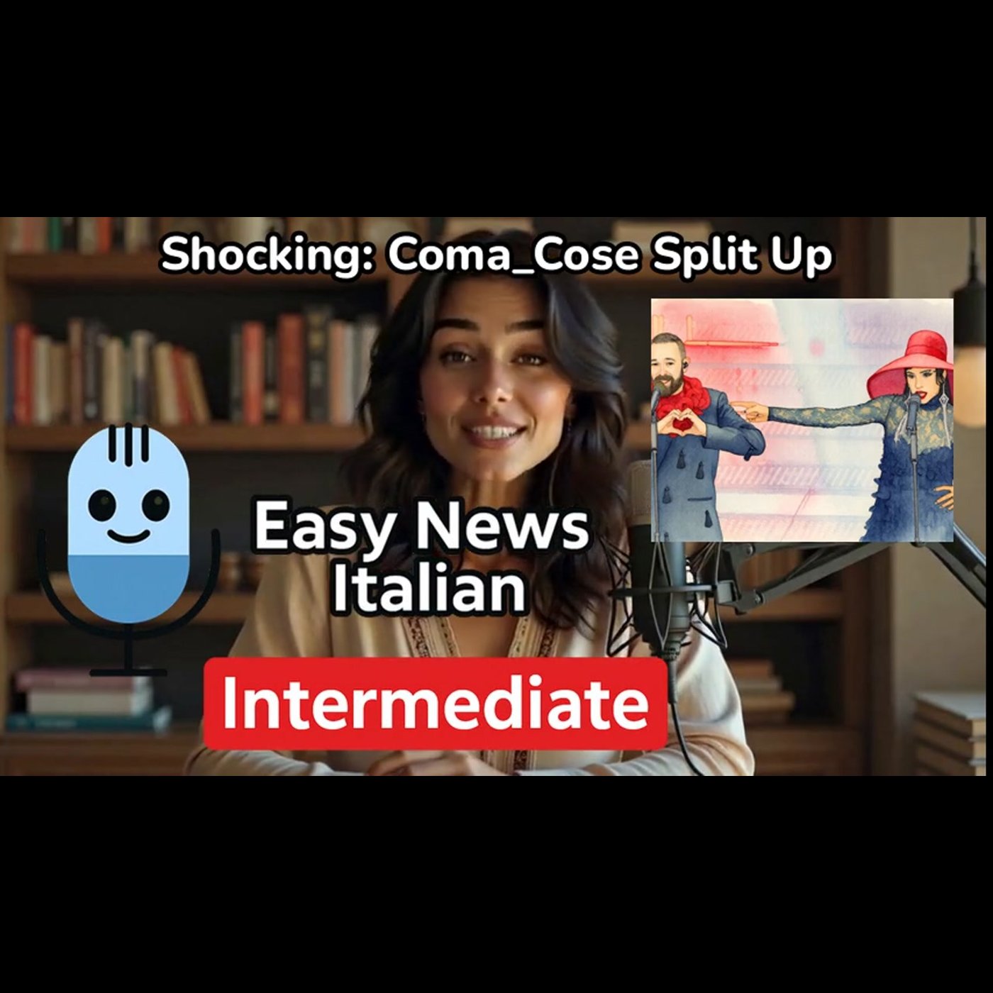 Breaking: Coma_Cose Duo Fausto & Francesca Announce Separation After... | Intermediate #LearnItalian episode artwork