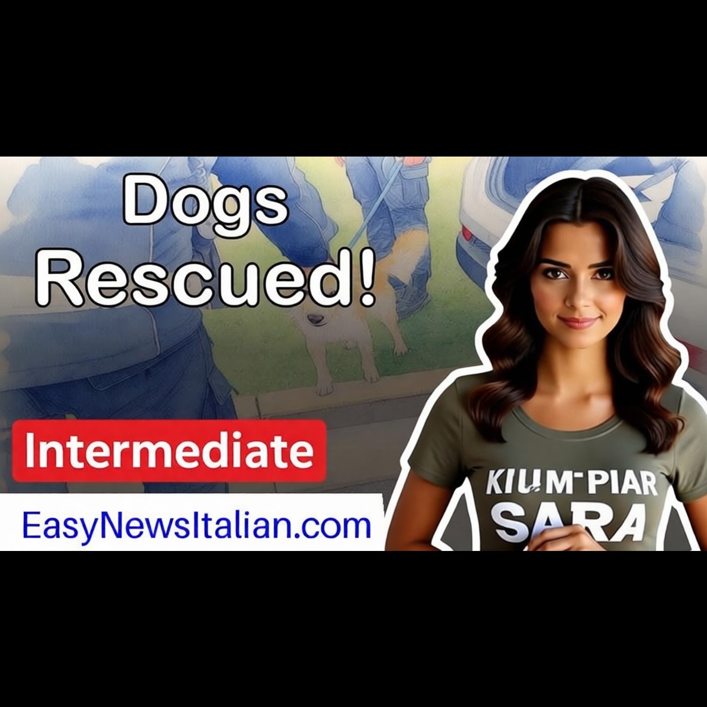 Shocking Rescue: Dogs Freed from Begging Exploitation | Intermediate #LearnItalian