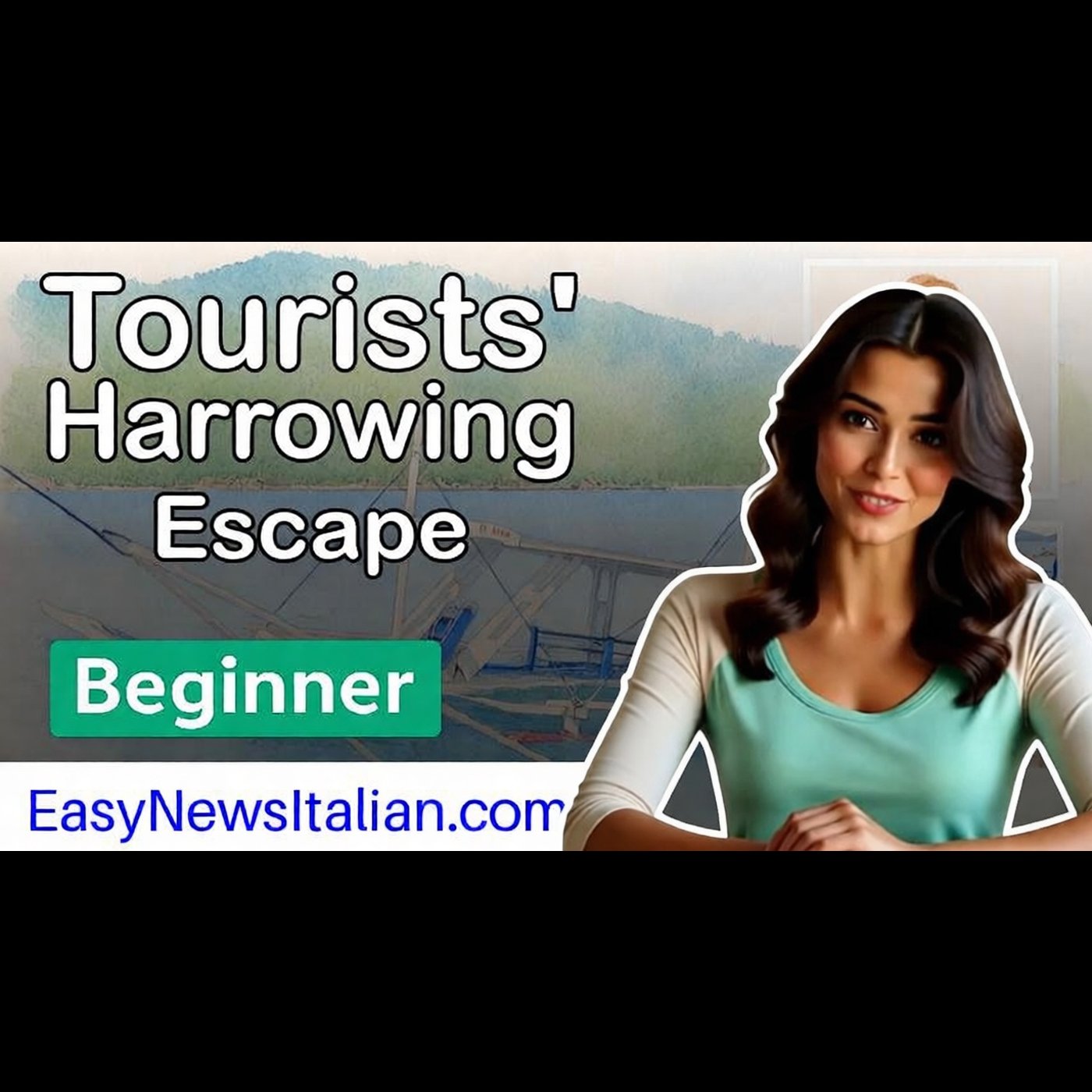9 Italian Tourists Survive Boat Sinking in Philippines: No Safety Gear! | Beginner #LearnItalian episode artwork