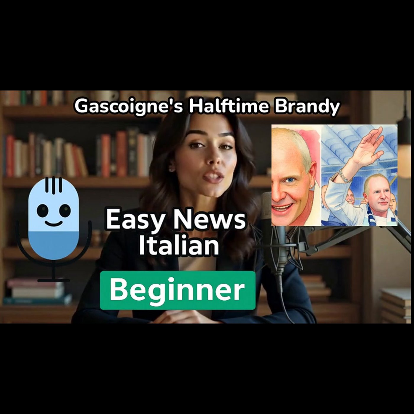 Paul Gascoigne's Shocking Halftime: 9 Brandies & 2 Goals! | Beginner #LearnItalian episode artwork