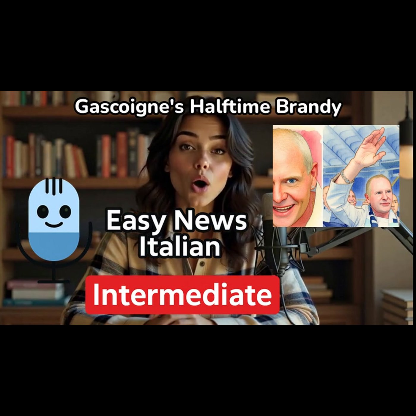 Paul Gascoigne's Shocking Halftime: 9 Brandies & 2 Goals! | Intermediate #LearnItalian episode artwork