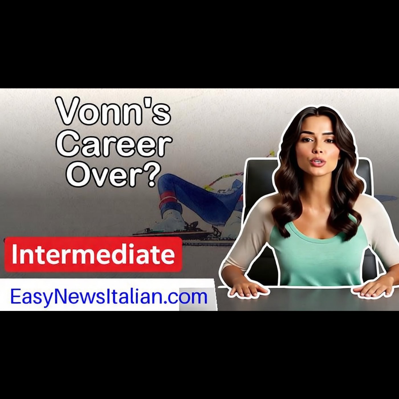 Lindsey Vonn Faces Surgeries: Is Her Skiing Career Over? | Intermediate #LearnItalian