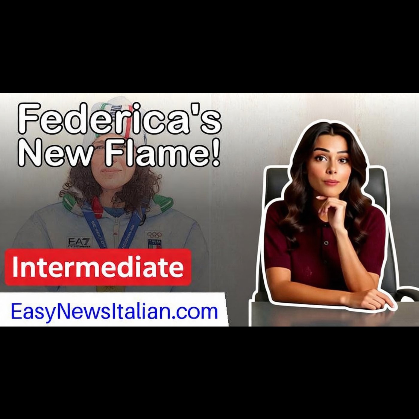 Federica Brignone's New Romance: Meet Model & Basketball Lover James... | Intermediate #LearnItalian